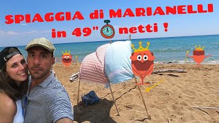 SPIAGGIA di MARIANELLI 🏖 in 49quot🧭 netti [upl. by Ronym]