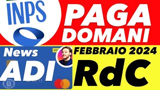 INPS PAGA🔴DOMANI⚡️RdC 2024💶ASSEGNO DI INCLUSIONE✅350€ BONUS SFL💰PENSIONI AUU [upl. by Rafa]