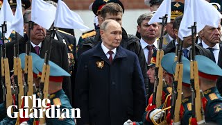 Russia marks Victory Day parade in Moscows Red Square [upl. by Adnilev]