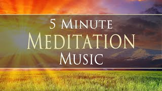 5 Minute Meditation Music  with Earth Resonance Frequency for Deeper Relaxation [upl. by Roleat230]