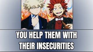 You help them with their insecurities  Kiribaku x listener [upl. by Lledal]