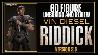 ART FIGURES RIDDICK VIN DIESEL THE DARK FURYAN V20 16 scale figure unboxing and review [upl. by Nnek]