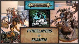 Skaven vs Fyreslayers  AoS GHB Season 2 Battle Report [upl. by Granthem]