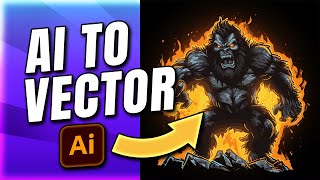 Adobe Illustrator VECTORIZE Tutorial Image Trace Ai Art [upl. by Wilsey655]