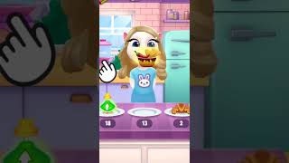 😰😰What happened my Angela 2 mytalkingangel2 angela2 talkingangela myangela2dance funny [upl. by Einamrej]