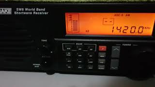 Rádio Guarujá  1420 kHz  FlorianópolisSC [upl. by Sedinoel977]