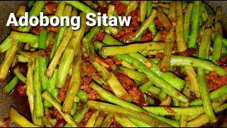 Adobong Sitaw na may Longganisa [upl. by Namsu]