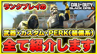 【CoDBO6】ランクプレイでの強武器やカスタム、PERK等を紹介します！【ぐっぴー】 [upl. by Akcirehs]