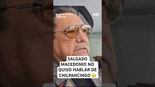 CALLADITO 🤫 SALGADO MACEDONIO evade hablar de VIOLENCIA 💥 y el NARCO en CHILPANCINGO [upl. by Millur]