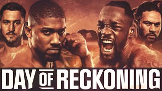 🔴 DAY OF RECKONING  JOSHUA v WALLIN WILDER v PARKER  BIVOL DUBOIS Boxing Live Stream Watch Along [upl. by Biddie]