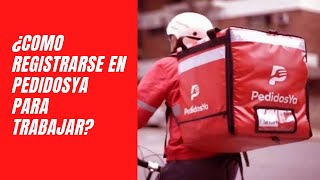 Registrarse en pedidosya para trabajar🛵🚲 [upl. by Kerge]