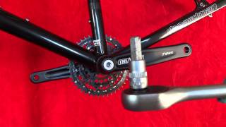 HOW TO REMOVE A TRUVATIV FIREX GXP BICYCLE BIKE CRANK SELF EXTRACTING [upl. by Ehcar21]