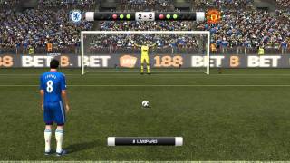 PES2011  Chelsea V Man Utd Penalty [upl. by Leia154]