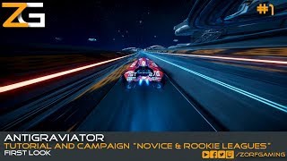 Antigraviator  FIRST LOOK Gameplay  Tutorial amp Campaign  Zorf Gaming [upl. by Sonstrom742]