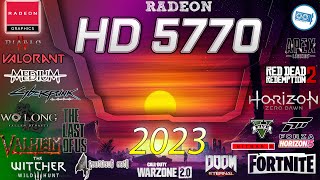 🔵AMD Radeon HD 5770 in 15 Games  20232024 [upl. by Claudius]