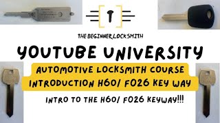 Introduction to the H60FO26 Keyway [upl. by Sacram522]