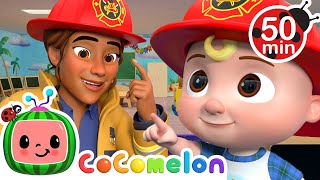 Stay Safe Fire Drill Song  Cocomelon  Kids Cartoons amp Nursery Rhymes  Moonbug Kids [upl. by Eiroj915]