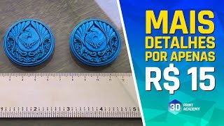 Impressão 3D MAIS DETALHADA com um bico de menor diâmetro [upl. by Nivle28]