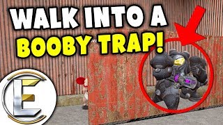 Walk Into A Booby Trap  Gmod DarkRP Life OP Power Armor and Weapon Instantly Kill Any Raider [upl. by Carlock]