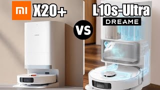 Xiaomi X20 VS Dreame L10s Ultra  Which Robot Vacuum Is Better Spec Comparison [upl. by Thurlow]