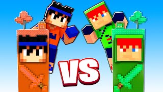 ILHA DO ROBIN HOOD VS ILHA DO HEYDAVI NO MINECRAFT SORTE OU AZAR [upl. by Eicnarf328]