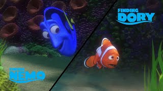 Dory Speaks Whale Scene  FINDING NEMO 2003 Movie Clip [upl. by Lonny]