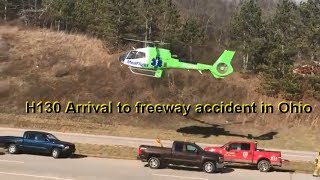 H130 AirbusEurocopter EC130 accident scene Ohio [upl. by Harlin917]