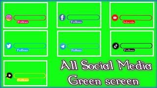 Instagram Green Screen  Facebook Green Screen all social Media green screen [upl. by Rabiah]