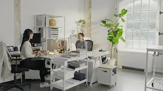 Create a flexible workspace with TROTTEN office furniture [upl. by Ihdin]