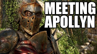 FOR HONOR  Apollyon Introduction Scene  Meeting Apollyon [upl. by Haiel]