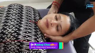 Best chiropractor in Hyderabad Chiropractic Adjustment by Indian chiropractor dr Pankaj choudhary [upl. by Reginauld]