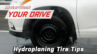 Tire Tips to Avoid Hydroplaning  MotorWeek Your Drive [upl. by Frances]