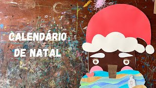 Aula de arte Calendário de Natal [upl. by Salomon]