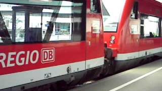 3x Regio Shuttle der DB am Bahnhof Friedrichshafen Hafen [upl. by Itsim479]