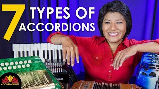 7 Most Common Types of Accordions  🎵 Accordion Life Academy 🎵 [upl. by Dodd]