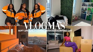 Entering my Soft Girl EraKinda  office Makeover amp content day  VLOGMAS 2023 [upl. by Ardell]