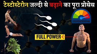 Testosterone जल्दी बढ़ाने का full process।Kush fitness [upl. by Mihcaoj475]