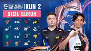 UZ 2024 PMGC League  Qizil Guruh Kun 2  PUBG MOBILE Global Championship [upl. by Haelhsa]