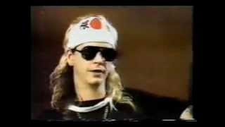 Guns n Roses interview sessions Slash Duff Izzy Axl [upl. by Saitam257]