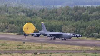 B52 Landing at Loring Open House Commemorating 30 Years Since Closure [upl. by Shore]