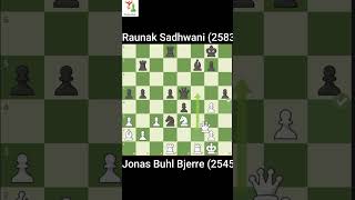 Jonas Buhl Bjerre Phế Xe Thí Tượng Thiên Tài Quyết Đấu Với Raunak Sadhwani Phoenix Chess [upl. by Gareri]