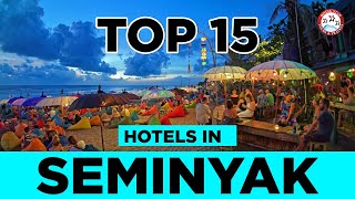 Top 15 Hotels in Seminyak Bali  Best Luxury Hotel amp Resort To Stay In Seminyak Bali  Indonesia [upl. by Ahsimac219]