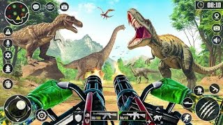 wild dinosaur game 3D  dino hunter android gameplay [upl. by Schulein]