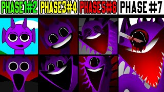 Phase 1 VS Phase 2 VS Phase 3 VS Phase 4 VS Phase 5 VS Phase 6 VS Phase 7 in Incredibox Sprunki [upl. by Christian]