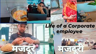 A regular day in a corporate🏢 majdoor😂 life who lives away from home VijaySilawat122 [upl. by Deny]