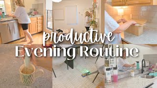 PRODUCTIVE amp CALMING EVENING ROUTINE  REALISTIC CLEAN WITH ME FALL 2024 [upl. by Hadlee]