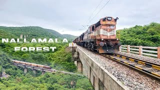 Trains in Nallamala Forest quotDorabavi Viaduct amp Bogada Tunnelquot [upl. by Culley]