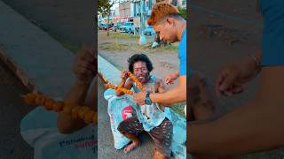 Homeless so happy eat drop food respect sad subscribe [upl. by Keyte]