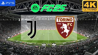 FC 25  Juventus vs Torino  Italia Serie A 2425  PS5 4K60 [upl. by Therine]