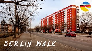 🇩🇪 Berlin Germany Walking Tour Friedrichsfelde  January 2024 4K 60FPS [upl. by Lynnet]